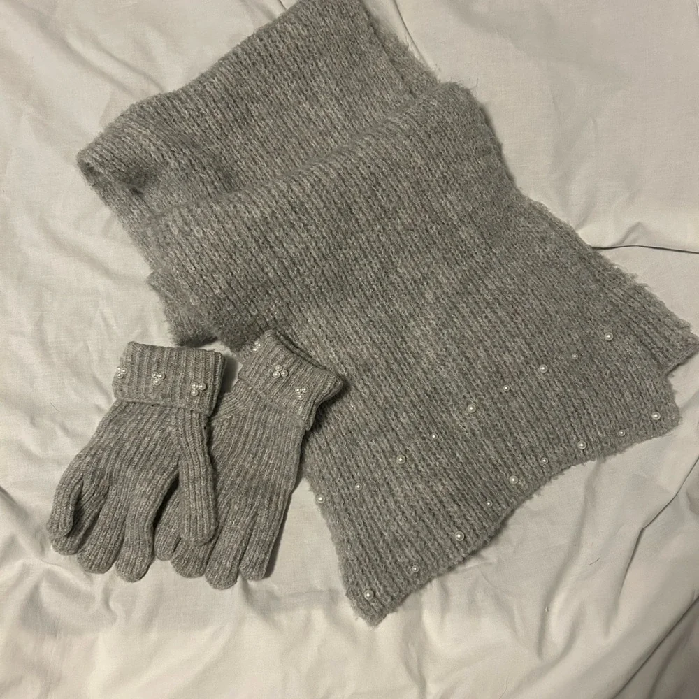 Ann Taylor‎ Scarf and gloves set